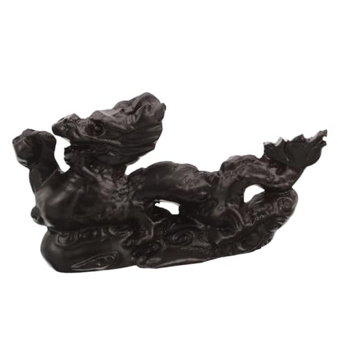 SOLUSTRE Handgeschnitzte Chinesische Drachenfigur aus Holz Filigrane Tischdekoration für Büro und Wohnzimmer Langlebige Feng Shui Statue Kunstvolles für Wohlstand und Glück SOLUSTRE Handgeschnitzte Chinesische Drachenfigur aus Holz Filigrane Tischdekoration für Büro und Wohnzimmer Langlebige Feng Shui Statue Kunstvolles für Wohlstand und Glück von SOLUSTRE