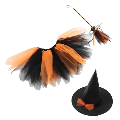 SOLUSTRE Hexen Kostüm Set Teilig Halloween Cosplay Zubehör für Verkleidung Karneval Bühnenrequisit Sicher Komfortabel Langlebig SOLUSTRE Hexen Kostüm Set Teilig Halloween Cosplay Zubehör für Verkleidung Karneval Bühnenrequisit Sicher Komfortabel Langlebig von SOLUSTRE