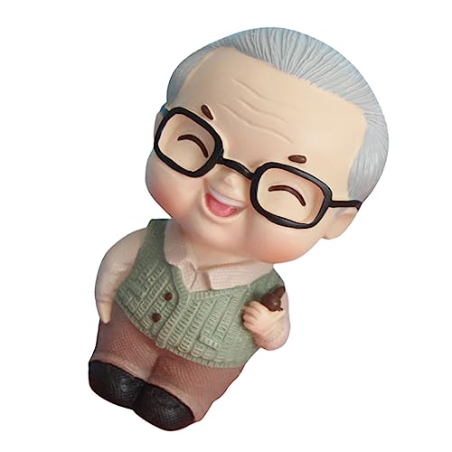 SOLUSTRE Hochwertige Harz Figurine Großeltern als Kuchen Dekoration Leichtes Langlebiges Doll Cake Topper für Geburtstagsfeiern und Festliche Anlässe Gestaltete Kuchenverzierung SOLUSTRE Hochwertige Harz Figurine Großeltern als Kuchen Dekoration Leichtes Langlebiges Doll Cake Topper für Geburtstagsfeiern und Festliche Anlässe Gestaltete Kuchenverzierung von SOLUSTRE
