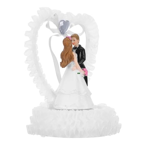 SOLUSTRE Hochzeitstorte Topper Umarmende Figur aus Harz Romantisches Ornament für Hochzeitsdekoration Desktop Statue für Besondere Anlässe Design SOLUSTRE Hochzeitstorte Topper Umarmende Figur aus Harz Romantisches Ornament für Hochzeitsdekoration Desktop Statue für Besondere Anlässe Design von SOLUSTRE