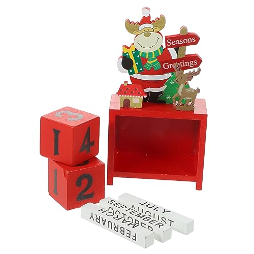 SOLUSTRE Holz Adventskalender mit Roten Rentier Dekorativer Tischkalender aus Natürlichem Holz Langlebig und Sicher Festliche Weihnachtsdekoration und Kreatives für Zuhause und Büro SOLUSTRE Holz Adventskalender mit Roten Rentier Dekorativer Tischkalender aus Natürlichem Holz Langlebig und Sicher Festliche Weihnachtsdekoration und Kreatives für Zuhause und Büro von SOLUSTRE