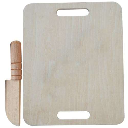 SOLUSTRE Holz Küchenmesser für Teiliges DIY Holzspielzeug zum Bemalen Sicherer Naturbelassener Küchen Cutter Fördert Kreativität und Hand Koordination bei Jungen und Mädchen SOLUSTRE Holz Küchenmesser für Teiliges DIY Holzspielzeug zum Bemalen Sicherer Naturbelassener Küchen Cutter Fördert Kreativität und Hand Koordination bei Jungen und Mädchen von SOLUSTRE