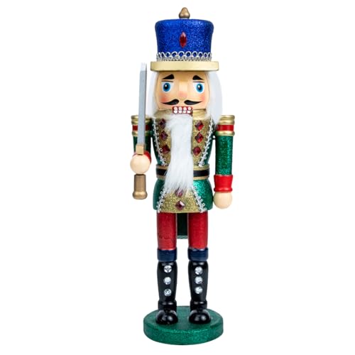 SOLUSTRE Holz Soldat Figur mit Blauem Hut Weihnachtsdeko Puppen Ornament Kreative Party Tischdekoration Lebendige Holzfigur für Festliche und Foto Requisiten SOLUSTRE Holz Soldat Figur mit Blauem Hut Weihnachtsdeko Puppen Ornament Kreative Party Tischdekoration Lebendige Holzfigur für Festliche und Foto Requisiten von SOLUSTRE
