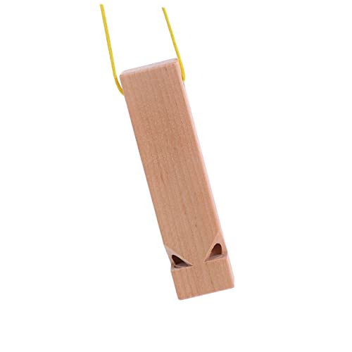 SOLUSTRE Holz Zug Pfeife für DIY Malen Gestalten Musikinstrument für Partys Langlebiger Holzbau für Kreative Bastelprojekte Zufällige Farbe Zufällige Farbe von SOLUSTRE
