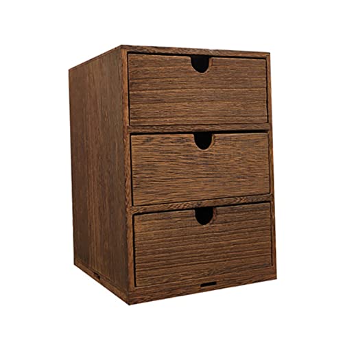 SOLUSTRE Holzschubladenbox Lagige Sortierbox für Schreibtisch Praktische Aufbewahrungslösung mit Halbkreisloch für Kleinteile Schmuck und Bürobedarf SOLUSTRE Holzschubladenbox Lagige Sortierbox für Schreibtisch Praktische Aufbewahrungslösung mit Halbkreisloch für Kleinteile Schmuck und Bürobedarf von SOLUSTRE