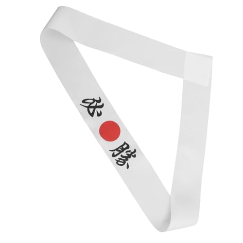 SOLUSTRE Japanisches Ninja Stirnband Samurai Hachimaki Leichtes Komfortables Karate Koch accessoire Modisches Stirnband für Sport Küche und Traditionelles Kampfsport outfit SOLUSTRE Japanisches Ninja Stirnband Samurai Hachimaki Leichtes Komfortables Karate Koch accessoire Modisches Stirnband für Sport Küche und Traditionelles Kampfsport outfit von SOLUSTRE