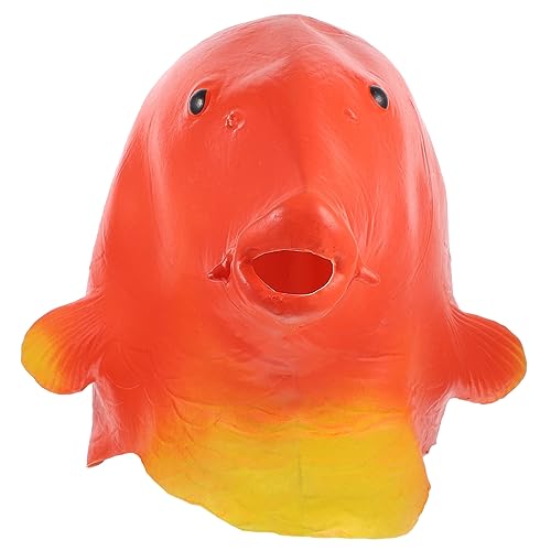 SOLUSTRE Karpenkopf für Halloween Kostüm Party Cosplay Tier Lustige Bequeme Kopfbedeckung für Tier Themen Events Vielseitige Verwendung für Karneval Feiern SOLUSTRE Karpenkopf für Halloween Kostüm Party Cosplay Tier Lustige Bequeme Kopfbedeckung für Tier Themen Events Vielseitige Verwendung für Karneval Feiern von SOLUSTRE