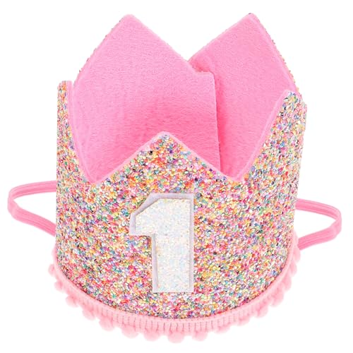 SOLUSTRE Kindergeburtstag Krone DIY Glitzer Krone Partyhut Jahr Geburtstagsdeko Festliche Hut Zubehör SOLUSTRE Kindergeburtstag Krone DIY Glitzer Krone Partyhut Jahr Geburtstagsdeko Festliche Hut Zubehör von SOLUSTRE