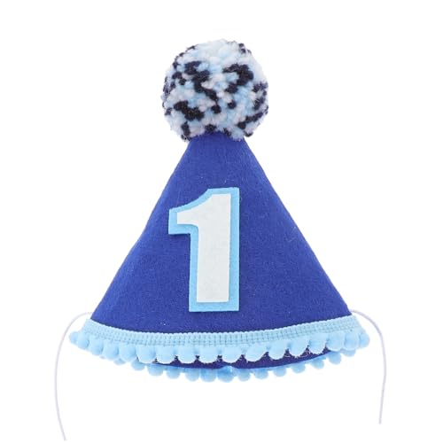 SOLUSTRE Kindergeburtstag Partyhut Blau Weicher Geburtstagskegel mit Kinnband für Mädchen Jungen Dekoration Year Celebration SOLUSTRE Kindergeburtstag Partyhut Blau Weicher Geburtstagskegel mit Kinnband für Mädchen Jungen Dekoration Year Celebration von SOLUSTRE