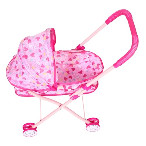 SOLUSTRE Kinderwagen Puppenwagen Kinderwagen für Puppen Realistischer Kinderwagen Puppenbuggy für Jungen Spielzeugauto -Kinderwagen für Kleinkinder Eisenrahmen Rosa SOLUSTRE Kinderwagen Puppenwagen Kinderwagen für Puppen Realistischer Kinderwagen Puppenbuggy für Jungen Spielzeugauto -Kinderwagen für Kleinkinder Eisenrahmen Rosa von SOLUSTRE