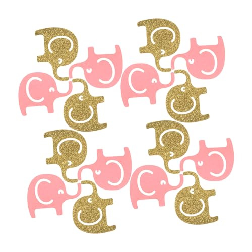 SOLUSTRE Konfetti Shower Dekoration Gold Papierstreu in Niedlicher Elefantenform Leichte Partystreu für Geburtstag Taufe und Festliche Tischdekoration SOLUSTRE Konfetti Shower Dekoration Gold Papierstreu in Niedlicher Elefantenform Leichte Partystreu für Geburtstag Taufe und Festliche Tischdekoration von SOLUSTRE