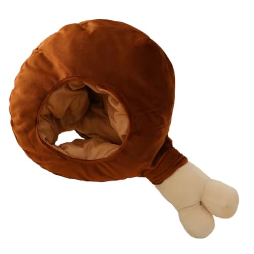 SOLUSTRE Kreative Drumsticks Kopfbedeckung Braun Lustiger Partyhut für Jungen Mädchen Realistisches Kostüm Accessoire für Halloween und Foto Requisiten SOLUSTRE Kreative Drumsticks Kopfbedeckung Braun Lustiger Partyhut für Jungen Mädchen Realistisches Kostüm Accessoire für Halloween und Foto Requisiten von SOLUSTRE
