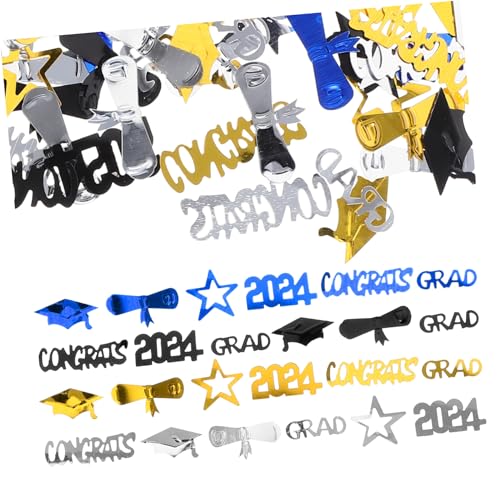 SOLUSTRE Kreative Konfetti Abschlussfeier Congrats Tischdekoration Papierstücke für Feierlichkeiten Partybedarf und DIY Dekorationen SOLUSTRE Kreative Konfetti Abschlussfeier Congrats Tischdekoration Papierstücke für Feierlichkeiten Partybedarf und DIY Dekorationen von SOLUSTRE