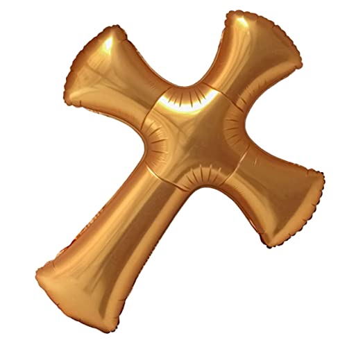 SOLUSTRE Kreuz Folienballon Shower Partydekoration Geburtstagsdeko Jungen Mädchen Erstkommunion Festliche Deko Cartoon Luftballon für Besondere Anlässe SOLUSTRE Kreuz Folienballon Shower Partydekoration Geburtstagsdeko Jungen Mädchen Erstkommunion Festliche Deko Cartoon Luftballon für Besondere Anlässe von SOLUSTRE