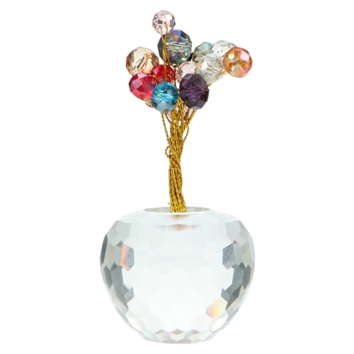 SOLUSTRE Kristall Glücksfrucht Dekoration Buntes Tischornament Wohn und Bürodeko Feng Shui Glücksbaum Figur für Zuhause und Schreibtisch SOLUSTRE Kristall Glücksfrucht Dekoration Buntes Tischornament Wohn und Bürodeko Feng Shui Glücksbaum Figur für Zuhause und Schreibtisch von SOLUSTRE