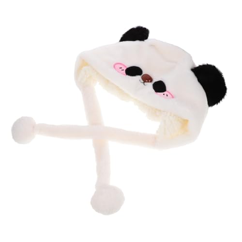 SOLUSTRE Kuscheliger Panda Plüschhut Damen Wintermütze Warm Lustiger Partyhut für Fasching Kostüm und Fotorequisit SOLUSTRE Kuscheliger Panda Plüschhut Damen Wintermütze Warm Lustiger Partyhut für Fasching Kostüm und Fotorequisit von SOLUSTRE