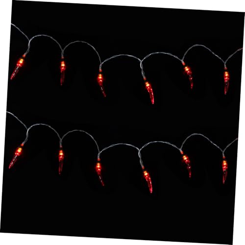 SOLUSTRE LED Lichterkette mit Roten Chili Formen Batteriebetrieben Wetterfest Vielseitig für Indoor und Outdoor Deko für Camping Party und Festliche Beleuchtung SOLUSTRE LED Lichterkette mit Roten Chili Formen Batteriebetrieben Wetterfest Vielseitig für Indoor und Outdoor Deko für Camping Party und Festliche Beleuchtung von SOLUSTRE