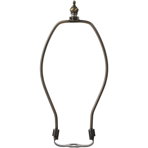 SOLUSTRE Lampenhalterung Harfen Lampe Schatten Harfe Halter Bronze Horn Rahmen Lampe Schatten Halterung Einstellbar Lampe Harfe Kit Geeignet für Tisch Boden Leuchte Lampenschirmhalter von SOLUSTRE