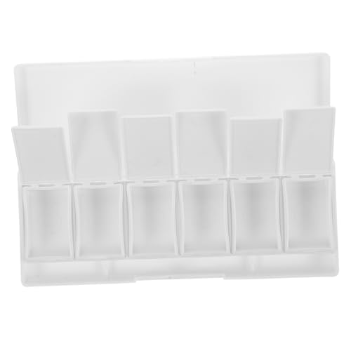 SOLUSTRE Leere Mischpalette Fächer Abnehmbar Nachfüllbar Makeup Organizer Tragbar DIY Palette für Lidschatten Puder Wasserfarben Kunst Zubehör SOLUSTRE Leere Mischpalette Fächer Abnehmbar Nachfüllbar Makeup Organizer Tragbar DIY Palette für Lidschatten Puder Wasserfarben Kunst Zubehör von SOLUSTRE