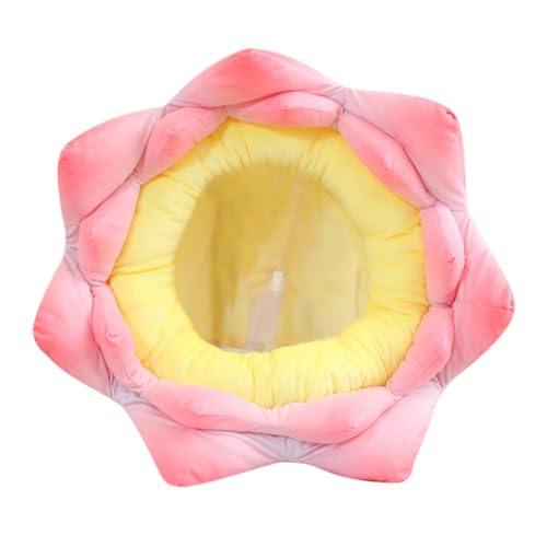SOLUSTRE Lotus Kopfbedeckung Cosplay Hut aus PP Baumwolle und Plüsch Bequeme Sichere Passform Einzigartiger Lotus Form Partyhut für Karneval Fasching Halloween und Fotoaufnahmen SOLUSTRE Lotus Kopfbedeckung Cosplay Hut aus PP Baumwolle und Plüsch Bequeme Sichere Passform Einzigartiger Lotus Form Partyhut für Karneval Fasching Halloween und Fotoaufnahmen von SOLUSTRE