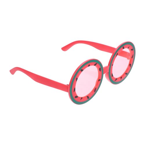 SOLUSTRE Lustige Wassermelonen Sonnenbrille für Partys Einzigartige Hawaii Themen Brille aus Strapazierfähigem für Festivals Feiern und Foto Requisiten Leicht und Tragbar von SOLUSTRE