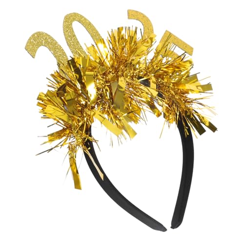 SOLUSTRE Neujahrs Haarreif Party Kopfschmuck Festliches Stirnband für Erwachsene Unisex Glänzend Farblich Akzentuiert für Silvester Feier SOLUSTRE Neujahrs Haarreif Party Kopfschmuck Festliches Stirnband für Erwachsene Unisex Glänzend Farblich Akzentuiert für Silvester Feier von SOLUSTRE