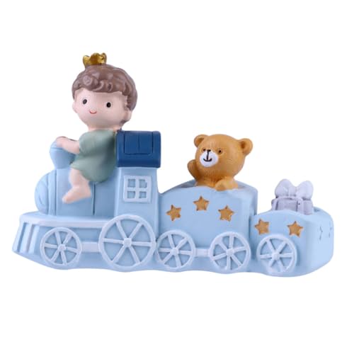 SOLUSTRE Niedlicher Zug Cake Topper Geburtstagstorte Ornament Süßer Dessert Schmuck für Familienbackzeit und Tischdekoration SOLUSTRE Niedlicher Zug Cake Topper Geburtstagstorte Ornament Süßer Dessert Schmuck für Familienbackzeit und Tischdekoration von SOLUSTRE