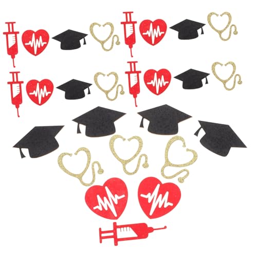 SOLUSTRE Nurse Graduation Konfetti Buntes Glänzendes Tischdeko Konfetti mit Doktorhut für Abschlussfeier Partydekoration DIY Basteln Lebendige Farbakzente SOLUSTRE Nurse Graduation Konfetti Buntes Glänzendes Tischdeko Konfetti mit Doktorhut für Abschlussfeier Partydekoration DIY Basteln Lebendige Farbakzente von SOLUSTRE