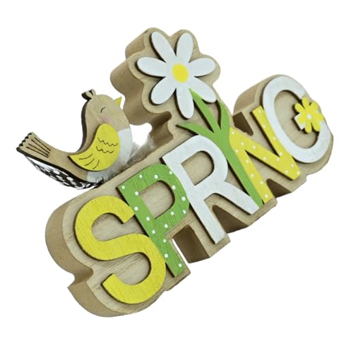 SOLUSTRE Osterdekoration Holzschild Frühlingsdeko für Tisch mit Bunten Blumen und Schriftzügen für Home Decor Hochzeiten Babypartys und Frühlingsfeiern SOLUSTRE Osterdekoration Holzschild Frühlingsdeko für Tisch mit Bunten Blumen und Schriftzügen für Home Decor Hochzeiten Babypartys und Frühlingsfeiern von SOLUSTRE