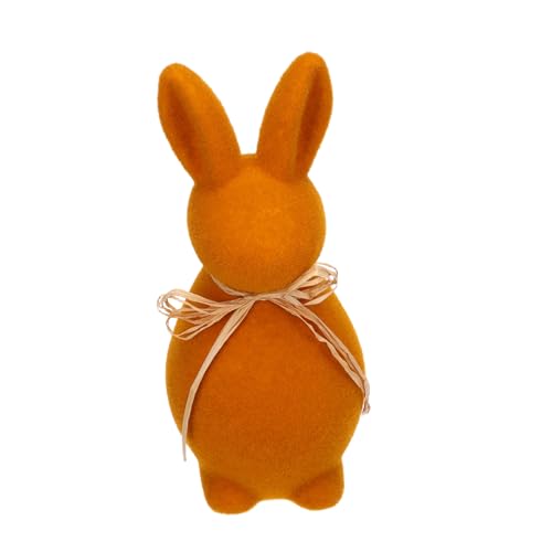 SOLUSTRE Osterhase frühlingsdeko plüschhase ostergeschenke tischdeko Ostern plüsch hase Dekoration Kaninchen dekorativ Figur Ornament Osterschmuck für Baum Osterdeko Schaumbeflockung Orange SOLUSTRE Osterhase frühlingsdeko plüschhase ostergeschenke tischdeko Ostern plüsch hase Dekoration Kaninchen dekorativ Figur Ornament Osterschmuck für Baum Osterdeko Schaumbeflockung Orange von SOLUSTRE