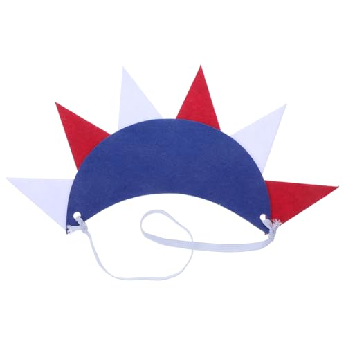 SOLUSTRE Patriotisches Krone Haarband Damen Stirnband Weiches Komfortables Vielseitiges Haarreif für Frauen Mädchen Party Accessoire Independence Day SOLUSTRE Patriotisches Krone Haarband Damen Stirnband Weiches Komfortables Vielseitiges Haarreif für Frauen Mädchen Party Accessoire Independence Day von SOLUSTRE
