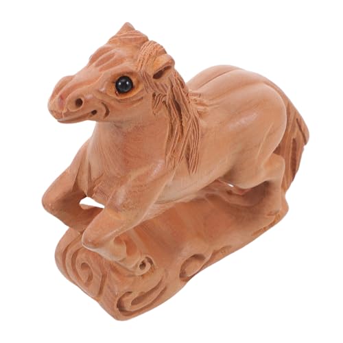 SOLUSTRE Pferdestatue: Handgefertigte Pferdefigur Aus Holz, Heimdekoration – Einzigartige Tierstatue, Tischdekoration Für Wohnzimmer, Schlafzimmer, Büro SOLUSTRE Pferdestatue: Handgefertigte Pferdefigur Aus Holz, Heimdekoration – Einzigartige Tierstatue, Tischdekoration Für Wohnzimmer, Schlafzimmer, Büro von SOLUSTRE