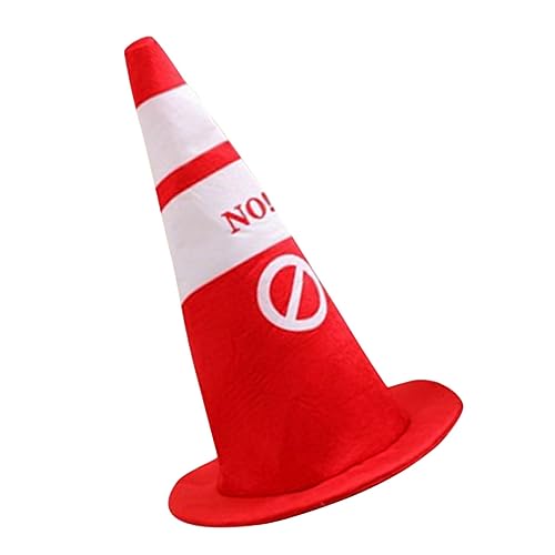 SOLUSTRE Plüsch Verkehrshütchen Mütze Weicher Cartoon Cosplay Hut Lustige Kopfbedeckung für Halloween Party Ostern Weihnachten Unisex Erwachsene SOLUSTRE Plüsch Verkehrshütchen Mütze Weicher Cartoon Cosplay Hut Lustige Kopfbedeckung für Halloween Party Ostern Weihnachten Unisex Erwachsene von SOLUSTRE