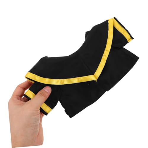 SOLUSTRE Plüschbär Abschlussoutfit Handgefertigt mit Weichem Stoff Gelbem Schultertuch Schwarzer Abschlussmütze und Kuscheliges Stofftier für Prüfungsfeier und Schulanfang SOLUSTRE Plüschbär Abschlussoutfit Handgefertigt mit Weichem Stoff Gelbem Schultertuch Schwarzer Abschlussmütze und Kuscheliges Stofftier für Prüfungsfeier und Schulanfang von SOLUSTRE