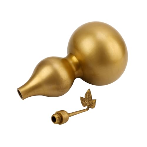 SOLUSTRE Retro Kupfer Calabash Dekoratives Chinesisches Kürbis Ornament Handgefertigte Robuste Desktop Dekoration für Zuhause Büro Auto Feng Shui Symbol für Wohlstand und Glück SOLUSTRE Retro Kupfer Calabash Dekoratives Chinesisches Kürbis Ornament Handgefertigte Robuste Desktop Dekoration für Zuhause Büro Auto Feng Shui Symbol für Wohlstand und Glück von SOLUSTRE