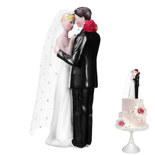 SOLUSTRE Romantische Hochzeitstorte Topper Harz Figur Für Besonderen Tag von SOLUSTRE