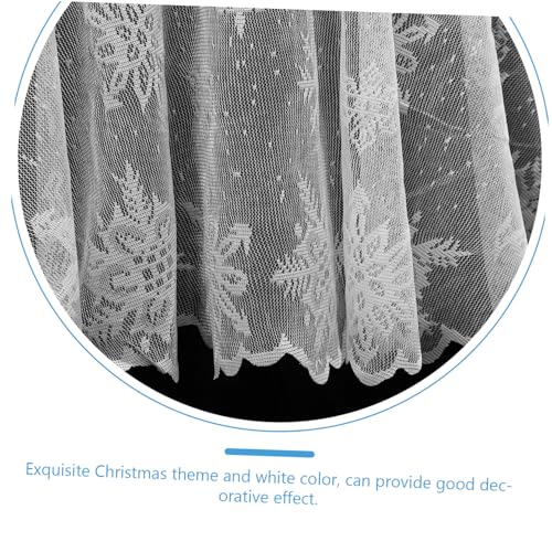 SOLUSTRE Rundes Spitzen Tischtuch mit Schneeflocken Durchmesser Weihnachtliche Tischdecke für Party und Winterdekoration Strapazierfähig und Schützend für Esszimmer und Festtafeln SOLUSTRE Rundes Spitzen Tischtuch mit Schneeflocken Durchmesser Weihnachtliche Tischdecke für Party und Winterdekoration Strapazierfähig und Schützend für Esszimmer und Festtafeln von SOLUSTRE