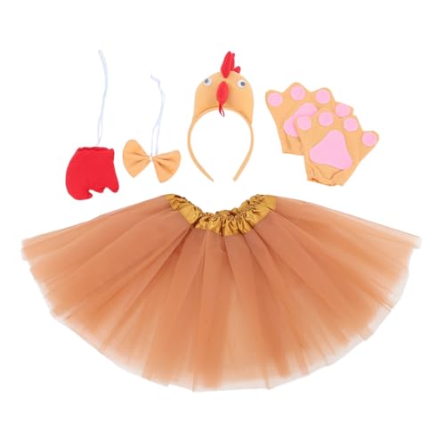 SOLUSTRE Satz Hühnerkopf-party-verkleidung Erwachsene Kostüm Hühnerhut Hühneraccessoires Für Damen Halloween-hühnerhaarreifen Ostern Stirnbänder Brown Baumwolle SOLUSTRE Satz Hühnerkopf-party-verkleidung Erwachsene Kostüm Hühnerhut Hühneraccessoires Für Damen Halloween-hühnerhaarreifen Ostern Stirnbänder Brown Baumwolle von SOLUSTRE