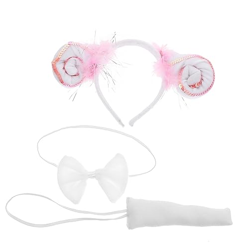 SOLUSTRE Schaf Kostüm Zubehör aus Stirnband mit Ohren Schleife und Leichte Tierkostüm Requisite für Geeignet für Halloween Karneval Party und Bühnenauftritte SOLUSTRE Schaf Kostüm Zubehör aus Stirnband mit Ohren Schleife und Leichte Tierkostüm Requisite für Geeignet für Halloween Karneval Party und Bühnenauftritte von SOLUSTRE