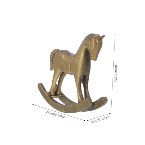 SOLUSTRE Schaukelpferd Aus Holz Aus Holz Tierornament Für Schreibtisch Pferdeskulptur Für Heimdekoration Holzstatue Für Wohnzimmer Tischdekor Aus Holzpferd Holzpferdskulptur Für SOLUSTRE Schaukelpferd Aus Holz Aus Holz Tierornament Für Schreibtisch Pferdeskulptur Für Heimdekoration Holzstatue Für Wohnzimmer Tischdekor Aus Holzpferd Holzpferdskulptur Für von SOLUSTRE