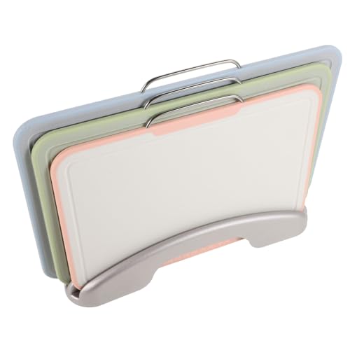 SOLUSTRE Schneidebrett Set Kunststoff mit Saftkanal und Ständer Pinke Leichte und Flexible Küchen Schneidebretter für Gemüse Fleisch und Obst Langlebiges Hygienisches Schneidbrett Set für SOLUSTRE Schneidebrett Set Kunststoff mit Saftkanal und Ständer Pinke Leichte und Flexible Küchen Schneidebretter für Gemüse Fleisch und Obst Langlebiges Hygienisches Schneidbrett Set für von SOLUSTRE