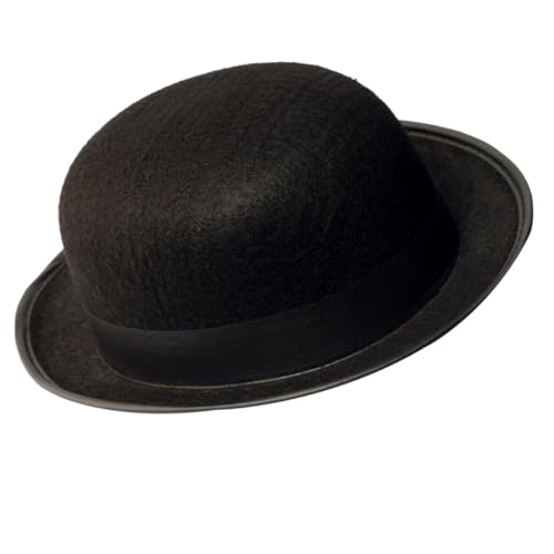 SOLUSTRE Schwarzer Filzhut für Herren Magierkostüm Klassischer Zauberer für Karneval Mottoparty Fasching und Dress Up Stilvolles Festzubehör für Erwachsene SOLUSTRE Schwarzer Filzhut für Herren Magierkostüm Klassischer Zauberer für Karneval Mottoparty Fasching und Dress Up Stilvolles Festzubehör für Erwachsene von SOLUSTRE
