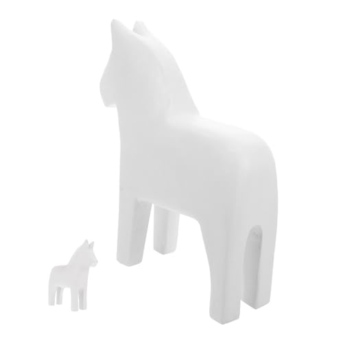 SOLUSTRE Solide Holzpferd Figur DIY Malen Kreative Tischdekoration Skandinavischer Stil Minimalistisches Tier Ornament Für Wohnzimmer Büro Regal SOLUSTRE Solide Holzpferd Figur DIY Malen Kreative Tischdekoration Skandinavischer Stil Minimalistisches Tier Ornament Für Wohnzimmer Büro Regal von SOLUSTRE