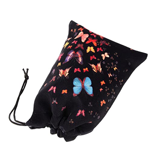 SOLUSTRE Tarot Karten Samtbeutel mit Kordelzug Flexibler Langlebiger Kartenhalter für Tarotkarten Aufbewahrung Tragbare Tasche für Kleine Divinationszubehör Schmuck Münzen Kosmetik SOLUSTRE Tarot Karten Samtbeutel mit Kordelzug Flexibler Langlebiger Kartenhalter für Tarotkarten Aufbewahrung Tragbare Tasche für Kleine Divinationszubehör Schmuck Münzen Kosmetik von SOLUSTRE