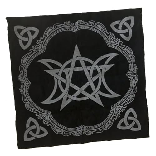SOLUSTRE Tarot Tischdecke aus Hochwertigem mit Fünf Punkte Stern Leichtes Altar Tuch für Wahrsagung und Brettspiele Tragbar für Zuhause und Outdoor für Tarot Karten Enthusiasten SOLUSTRE Tarot Tischdecke aus Hochwertigem mit Fünf Punkte Stern Leichtes Altar Tuch für Wahrsagung und Brettspiele Tragbar für Zuhause und Outdoor für Tarot Karten Enthusiasten von SOLUSTRE