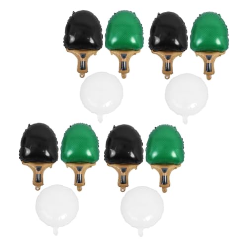 SOLUSTRE Tischtennis Partyballons Sportliche Folienballons Schläger Ball Dekorationen Für Männer Frauen Jungen Abschluss Hochzeit Wettbewerbsrequisiten Teilig SOLUSTRE Tischtennis Partyballons Sportliche Folienballons Schläger Ball Dekorationen Für Männer Frauen Jungen Abschluss Hochzeit Wettbewerbsrequisiten Teilig von SOLUSTRE