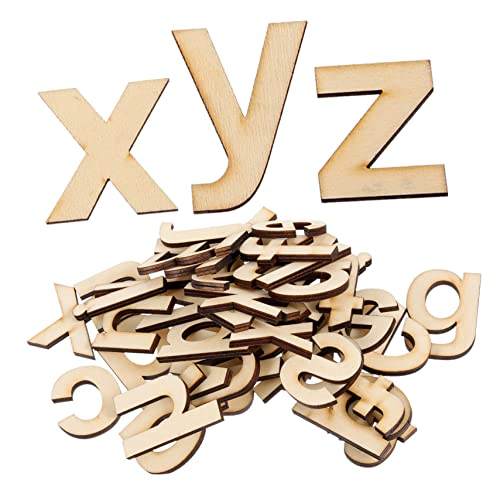 SOLUSTRE Unfertige Holzbuchstaben Kleinbuchstaben Holzscheiben zum Bemalen DIY Holz Buchstaben Dekoration Hochzeit Geburtstag Party Bastelset SOLUSTRE Unfertige Holzbuchstaben Kleinbuchstaben Holzscheiben zum Bemalen DIY Holz Buchstaben Dekoration Hochzeit Geburtstag Party Bastelset von SOLUSTRE