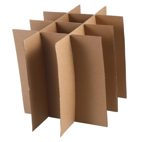 SOLUSTRE Versandkarton Trennwände aus Wellpappe Glas Verpackungsset Umzugskartons Schutz Einlegeplatten für Zerbrechliche Gegenstände Wie Geschirr und Glaswaren SOLUSTRE Versandkarton Trennwände aus Wellpappe Glas Verpackungsset Umzugskartons Schutz Einlegeplatten für Zerbrechliche Gegenstände Wie Geschirr und Glaswaren von SOLUSTRE