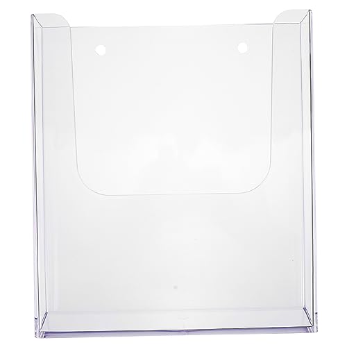 SOLUSTRE Wandmontierter Prospekthalter Transparent Büro Organizer Dokumentenhalter Zeitschriftenständer Platzsparend Für Ordner Ablage Desktop SOLUSTRE Wandmontierter Prospekthalter Transparent Büro Organizer Dokumentenhalter Zeitschriftenständer Platzsparend Für Ordner Ablage Desktop von SOLUSTRE