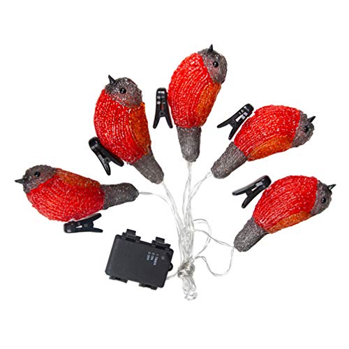 SOLUSTRE Wasserdichte Vogel Lichterkette Led Dekorative Lampe Für Feste Und Partys Kreative Lichterkette Für Innen Und Außen Für Feiertage Und Veranstaltungen von SOLUSTRE